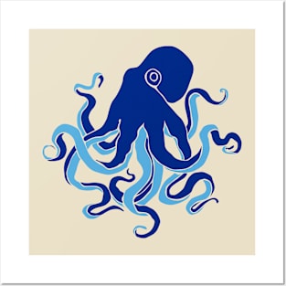 Deep octopus Posters and Art